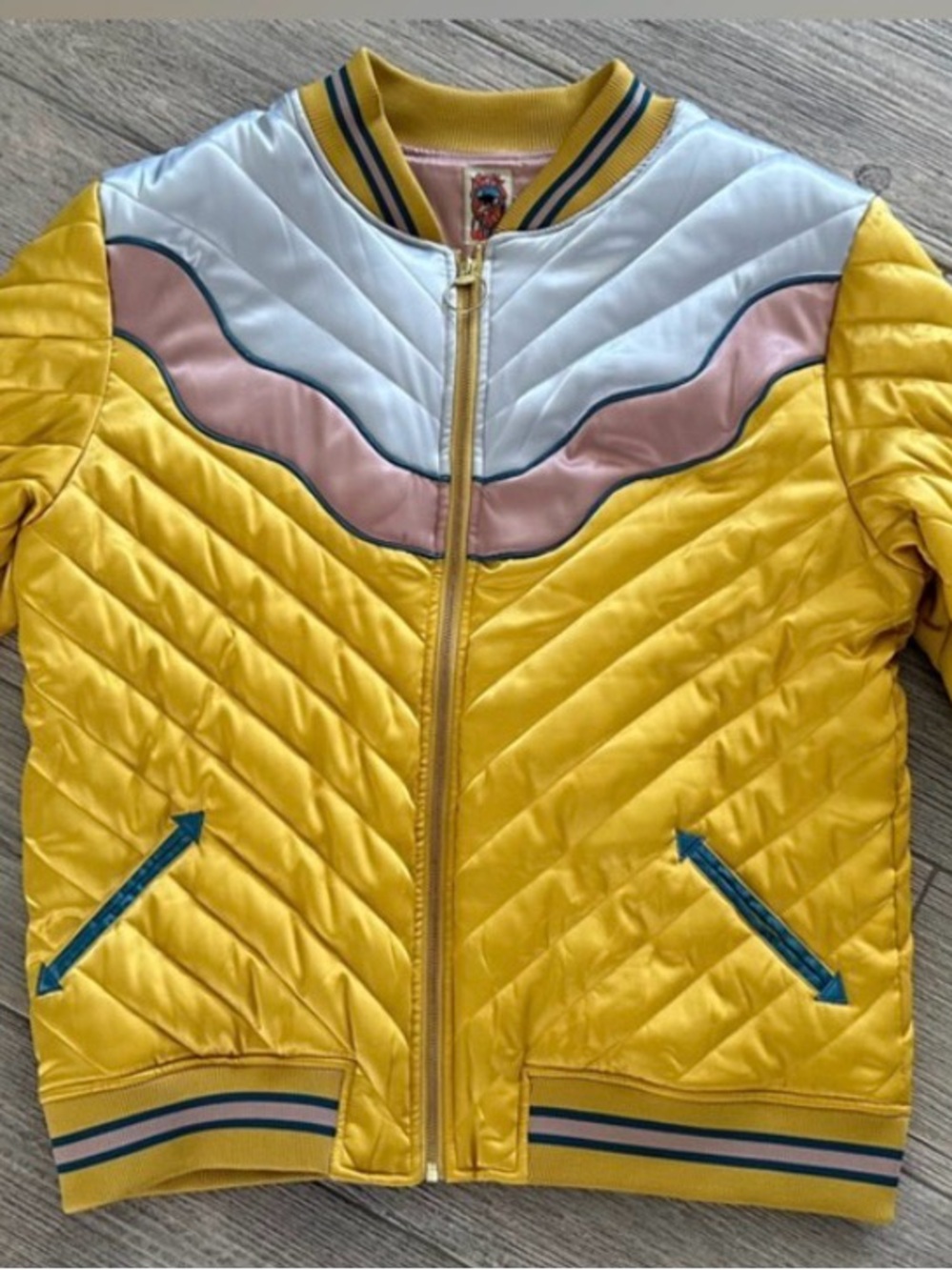 Classic Rock Couture- Sunburst Bomber Jacket -XL - Picture 6 of 11